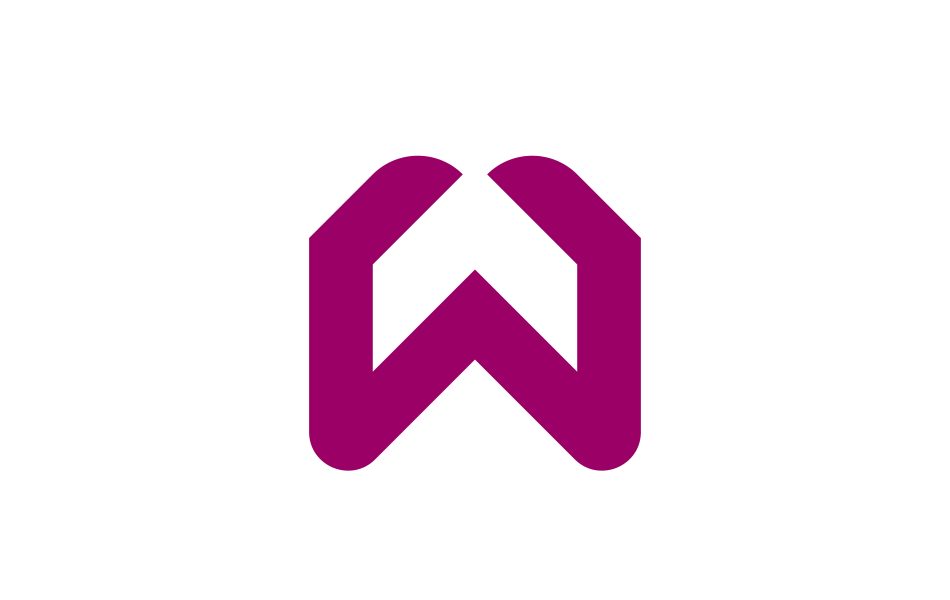 w unique design logo