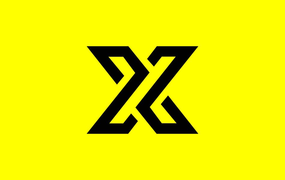 x logo design letter