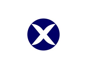 x logo letter design